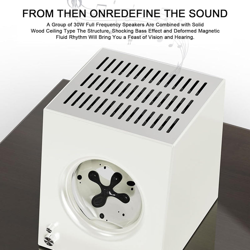 Cargue la imagen en el visor de la galería, Magnetic Fluid Bluetooth Speaker Portable Bluetooth 5.1 Wireless Outdoor Durable Speakers With Subwoofer 50W Stereo Sound Extra Bass Rhythm FerroFluid Acoustics New Experience
