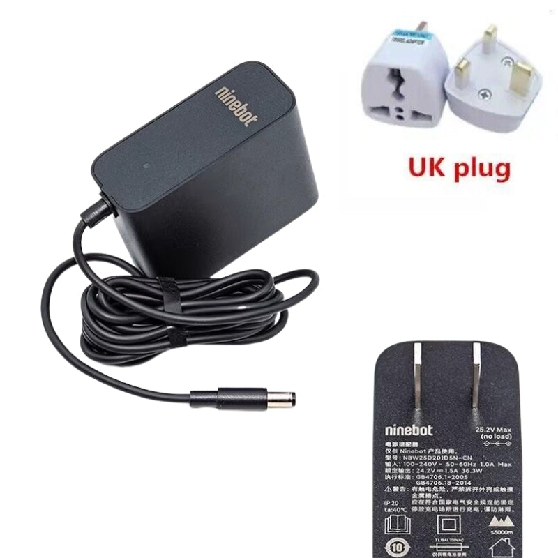 Cargue la imagen en el visor de la galería, [36.3W/25.2V-1.5A] Segway Ninebot C2 Pro/C8/C10/C15/C20/E2/E2 Plus/E8/E10 Replacement Charger - Polar Tech Australia
