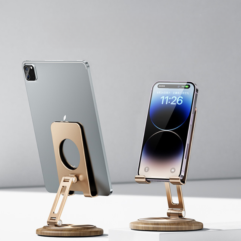 Load image into Gallery viewer, Boneruy 360-Degree Rotating Phone and Tablet Stand - Foldable Aluminum Alloy Holder - Polar Tech Australia
