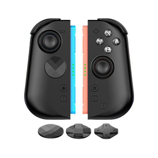 Nintendo Switch 2 Left + Right Magnetic Controllers 9-Axis RGB Motion-Sensing Hall-Effect Joystick With Bluetooth 5.4 Wake-Up and Burst Fire Functionality