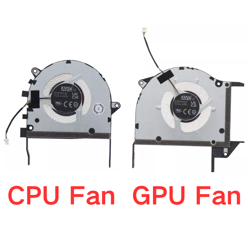 Chargez l'image dans la visionneuse de la galerie, Asus VivoBook Pro 15 OLED N6506M 2024 Series - Laptop CPU &amp; GPU Cooling Fan Cooler
