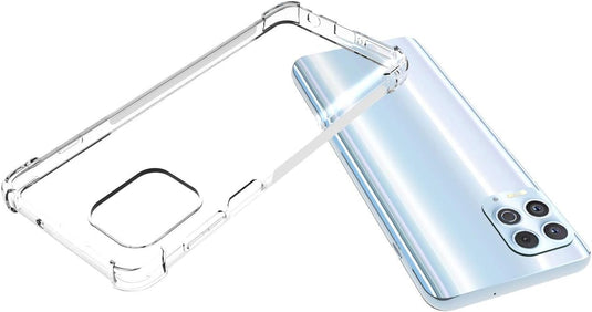 Motorola Moto G100 - AirPillow Cushion Transparent Soft Clear TPU Four Corners Protective Case - Polar Tech Australia