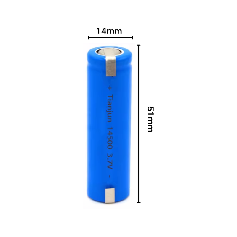 Load image into Gallery viewer, 14500 1000mAh 3.7V-4.2V Rechargeable Li-Ion Battery - Polar Tech Australia
