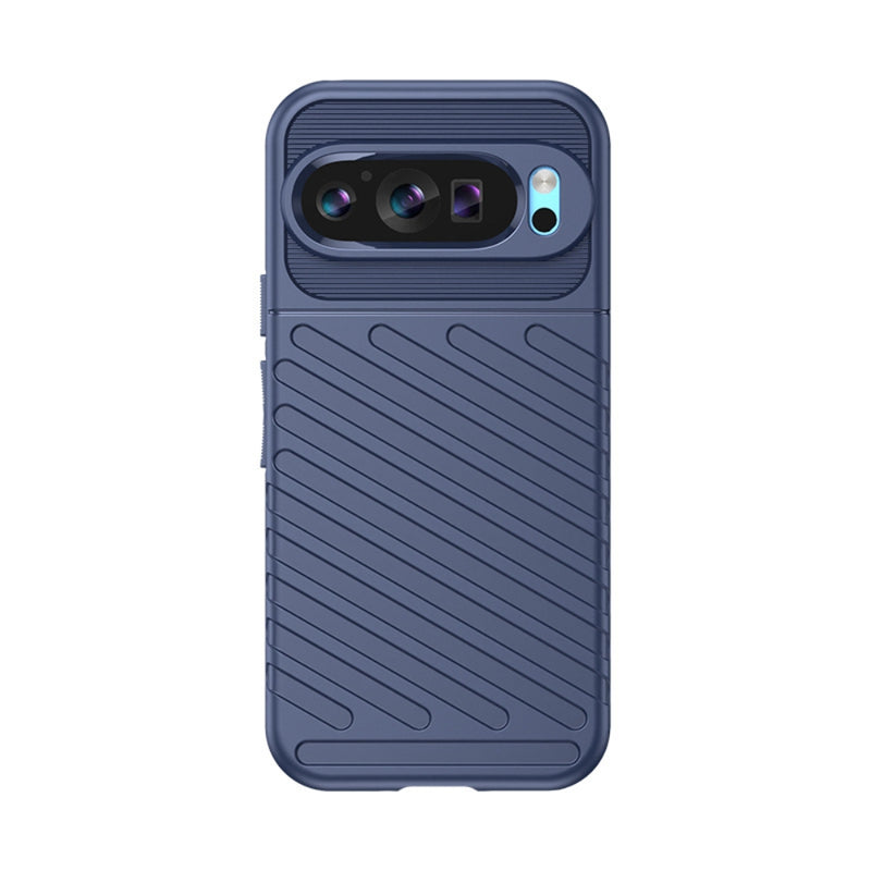 Cargue la imagen en el visor de la galería, Google Pixel 9 Pro XL - Thunder Series Twill Texture Thickened Anti-fall Protection TPU Case - Polar Tech Australia
