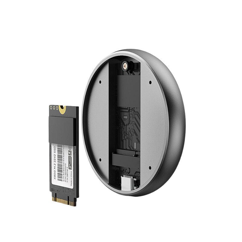 Chargez l&#39;image dans la visionneuse de la galerie, Magnetic M.2 2230 NVMe SSD Enclosure with Magsafe for iPhone 16 15 Pro Max ProRes, USB C to NVMe Adapter,External SSD Case for MacBook, iPad Pro - Polar Tech Australia
