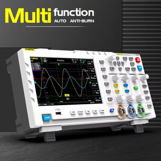 [1014D] FNIRSI Digital Oscilloscope 2 in 1 Dual Channel Input Signal Generator 100MHz* 2 Ana-Log Bandwidth 1gsa/S Sampling Rate