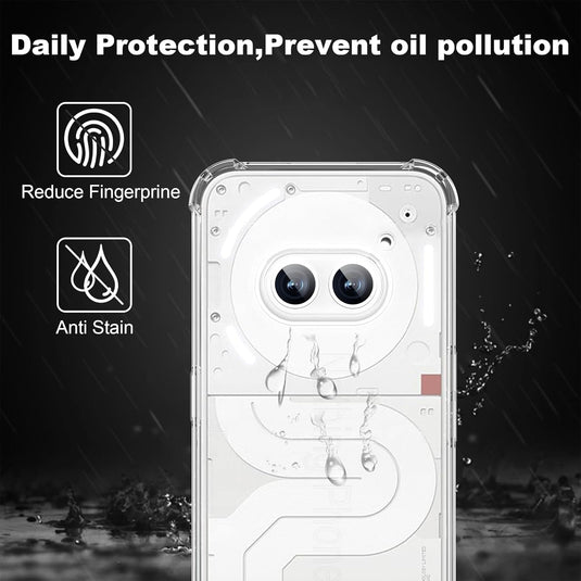 Nothing Phone 2a Plus - AirPillow Cushion Transparent Soft Clear TPU Four Corners Protective Case - Polar Tech Australia