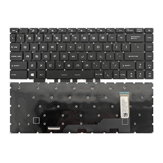 MSI GS66 Stealth GE66 Raider GP66 & Stealth 15M MS-1541 MS-1551 MS-1562 MS-1563 MS-1571 Series - Laptop Keyboard With Backlit US Layout