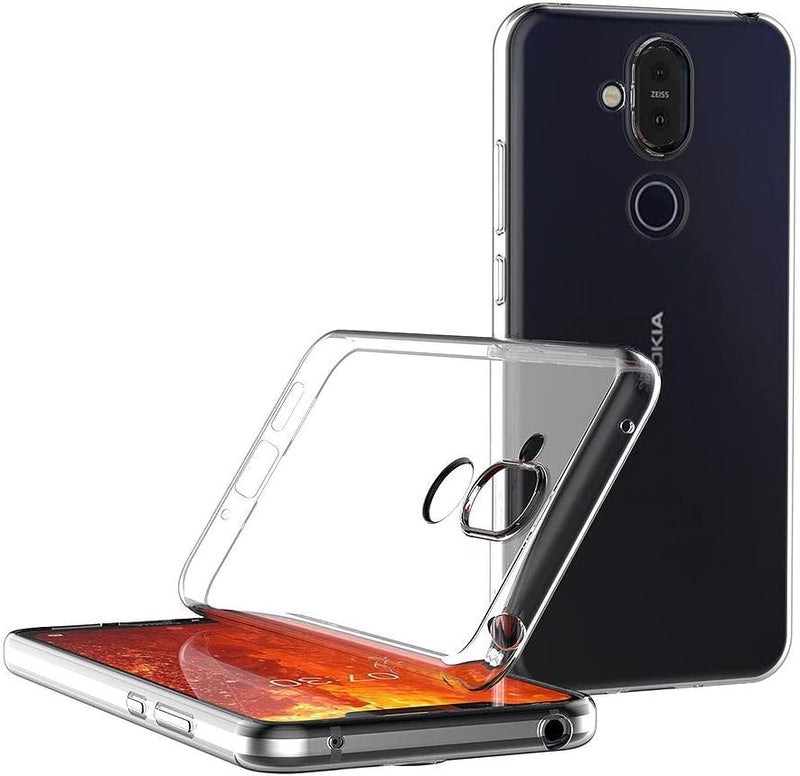 Chargez l&#39;image dans la visionneuse de la galerie, Nokia 8.1 - AirPillow Cushion Transparent Soft Clear TPU Four Corners Protective Case - Polar Tech Australia
