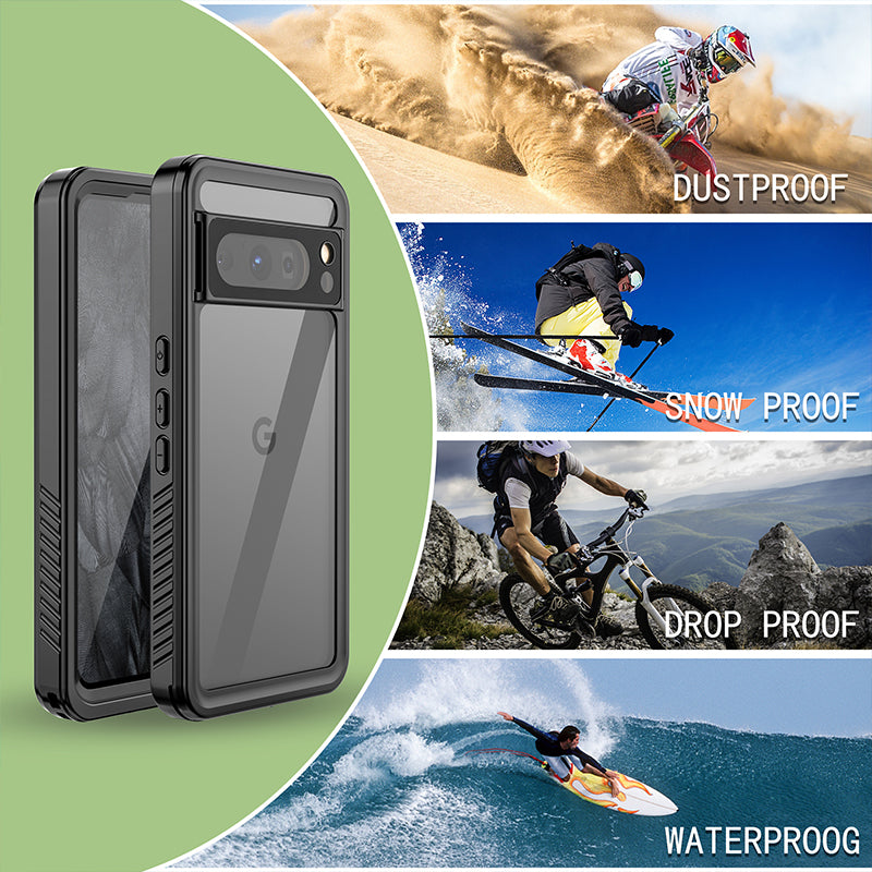 Chargez l&#39;image dans la visionneuse de la galerie, Google Pixel 8 Pro (GC3VE) - Redpepper Full Covered Waterproof Heavy Duty Tough Armor Case - Polar Tech Australia
