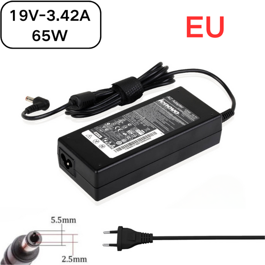 [19V-3.42A/65W][5.5x2.5] Lenovo IdeaPad U350 Monitor Desktop Laptop AC Power Supply Adapter Charger - Polar Tech Australia