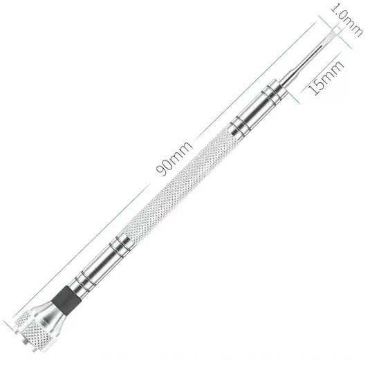 Watch Repair Tool - Precision Mini Screwdriver Set for Watches, Glasses, Phones, and Small Devices, Stainless Steel, Flathead Screwdrivers for Disassembly - Polar Tech Australia
