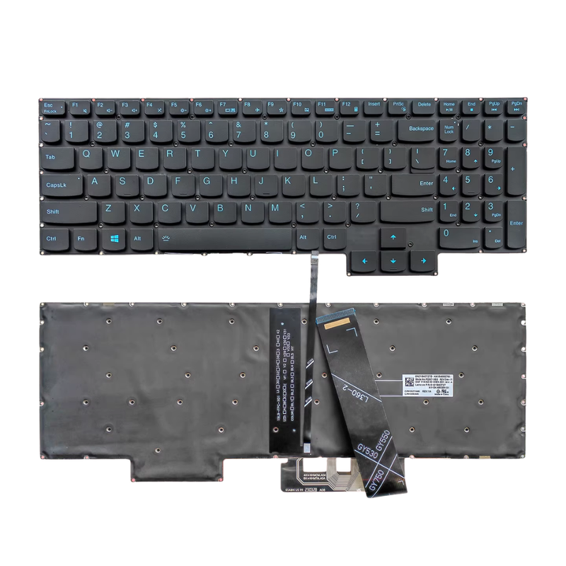 Cargue la imagen en el visor de la galería, Lenovo Legion 7 17IMH05 17ARH05H 17IMH05H 17ACH0H Series - Laptop Keyboard With Backlit US English Layout - Polar Tech Australia
