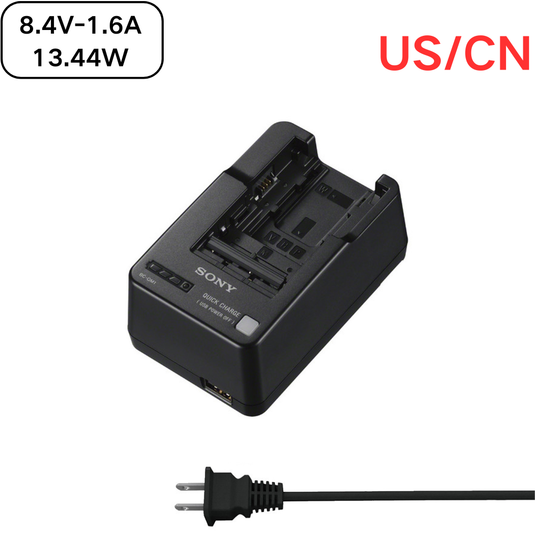 [BC-QM1][8.4V-1.6A BATT / 5.0V-1.5A USB] Sony NP-FV70 Battery / DCR-HC26 AC-L200 Series - Camera Charger Power Supply Adapter - Polar Tech Australia