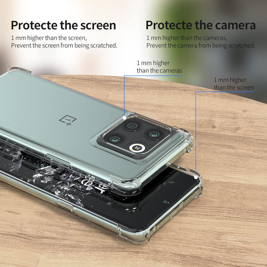 OnePlus 1+10T - AirPillow Cushion Transparent Soft Clear TPU Four Corners Protective Case - Polar Tech Australia