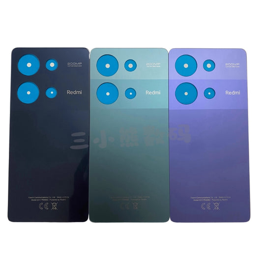 [No Camera Lens] XIAOMI Redmi Note 13 Pro 4G - Back Rear Battery Glass Panel Cover - Polar Tech Australia