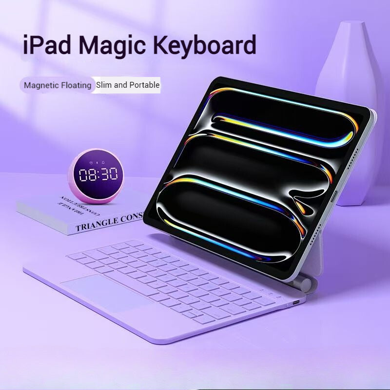 Chargez l&#39;image dans la visionneuse de la galerie, [With Touchpad][Magic Keybord] Apple iPad Pro 13-inch 7th Gen (2024) Smart Multi-Touch Trackpad Magnetic Wireless Keyboard Case With RGB Backlit - Polar Tech Australia
