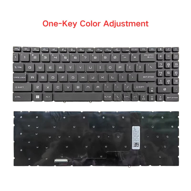 Load image into Gallery viewer, MSI Sword 15 Replacement Keyboard Flex US Layout With Backlit - Polar Tech Australia
