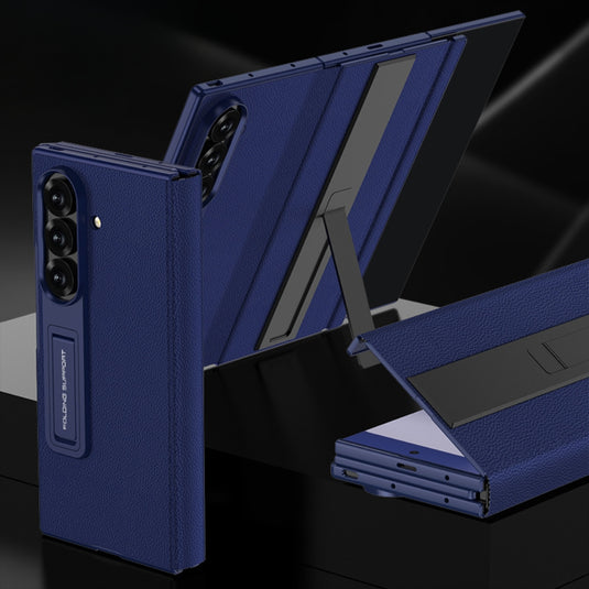 Samsung Galaxy Z TriFold - Business Flip Leather Cover with Integrated Screen Protector and Stand