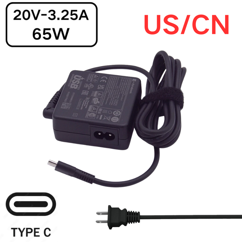 Cargue la imagen en el visor de la galería, [65W/20V-3.25A][USB-C] Toshiba Dynabook PA5352E-1AC3 PA-1650-98 Series - AC Power Adapter Laptop Wall Charger
