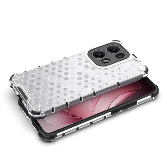 OPPO Reno13 Pro 5G (CPH2697) - Honeycomb Transparent Shockproof Protection Case - Polar Tech Australia