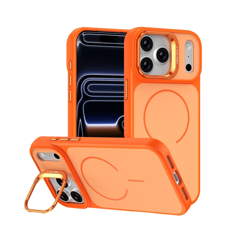 Cargue la imagen en el visor de la galería, Apple iPhone 18 Pro - Bright Color Contrast Skin-feel Camera Bracket Magsafe Phone Case
