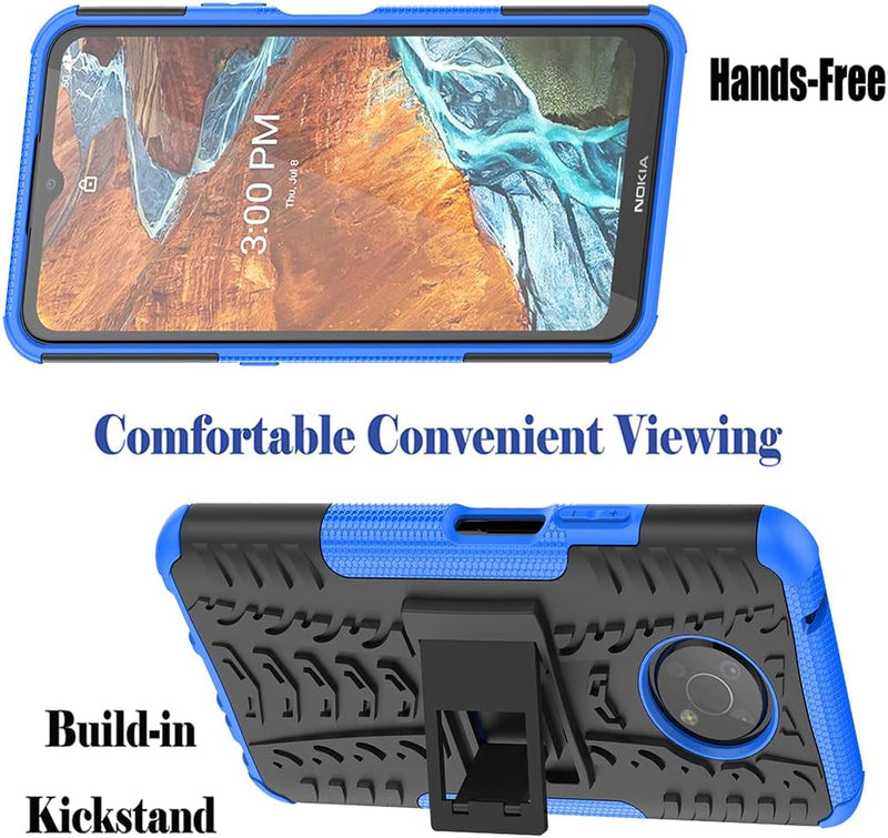 Load image into Gallery viewer, Nokia G300 - Shield With Kickstand Hard PC Back Cover Soft TPU Dual Layer Protection Case - Polar Tech Australia
