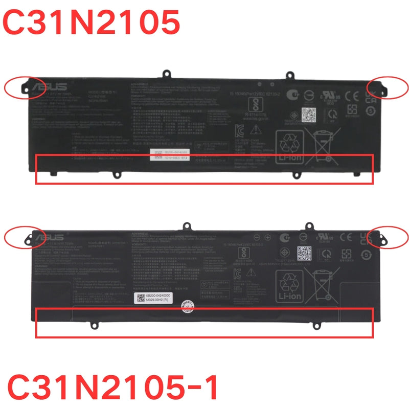 Load image into Gallery viewer, [C31N2105 &amp; C31N2105-1] ASUS ZenBook 14X OLED UX3404VC VivoBook S 16X M5602QA F1605ZA M1503IA Replacement Battery - Polar Tech Australia
