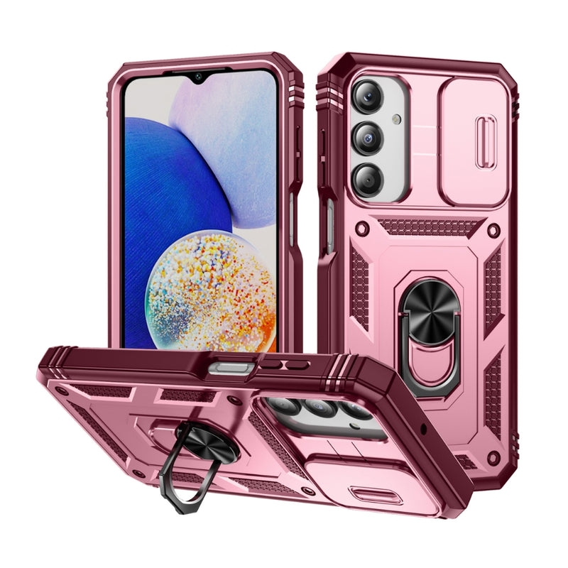 Chargez l&#39;image dans la visionneuse de la galerie, Samsung Galaxy A17 (SM-A176) - Sliding Camshield TPU + PC Phone Case with Holder
