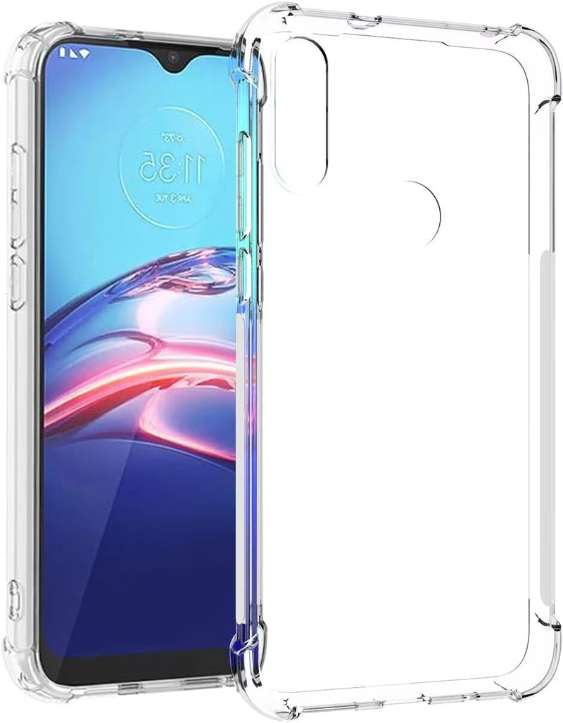 Chargez l&#39;image dans la visionneuse de la galerie, Motorola Moto E 2020 - AirPillow Cushion Transparent Soft Clear TPU Four Corners Protective Case - Polar Tech Australia
