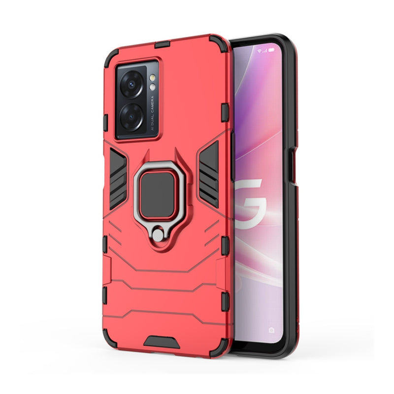Chargez l&#39;image dans la visionneuse de la galerie, OPPO Reno7 Lite / Reno7 Z - Heavy Duty Armor Case With Ring Holder Stand - Polar Tech Australia
