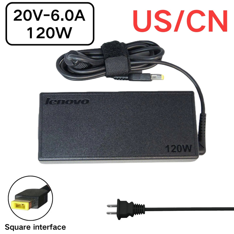 Load image into Gallery viewer, [20V-6.0A/120W][Yellow Square] Lenovo 3 SERIES 5 Series Desktop A Series all in ones AC Power Supply Adapter Charger - Polar Tech Australia
