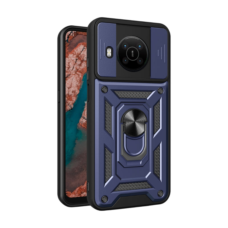 Load image into Gallery viewer, Nokia C21 - Heavy Duty Ring Holder Case with Shockproof &amp; Camera Guard Design
