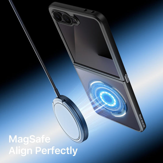 Samsung Galaxy Z Flip8 5G - DUX DUCIS Aimo Mag Series TPU + PC MagSafe Frosted Feel Phone Case