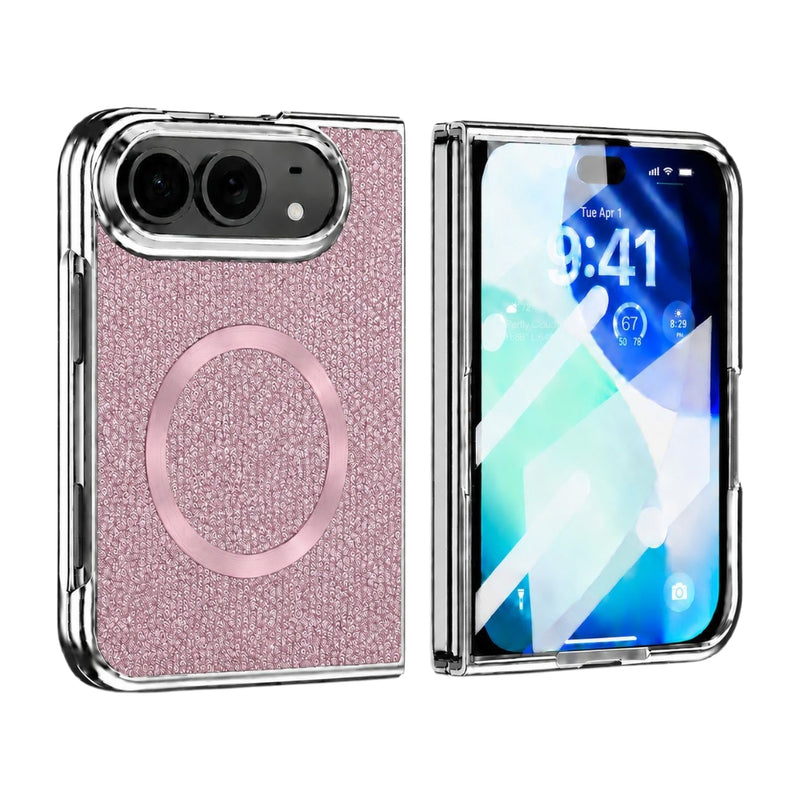 Load image into Gallery viewer, Apple iPhone Ultra / Fold - Glitter Powder Magnetic Integrated Film Phone Case
