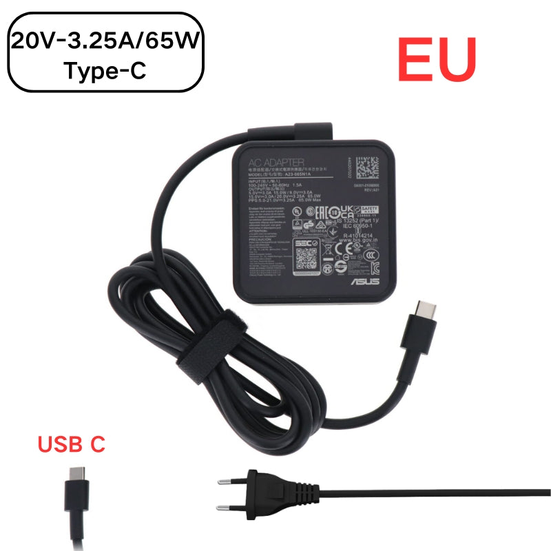 Load image into Gallery viewer, [20V-3.25A/65W][Type-C] ASUS ZenBook S 13 UX5304 - Laptop AC Power Supply Adapter Charger
