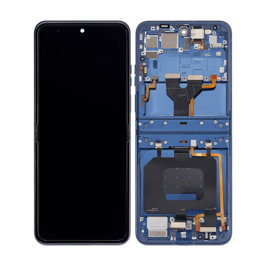 [Inner Screen][With Frame] Motorola Razr 2025 / Razr 60 - AMOLED LCD Touch Digitizer Screen Display Assembly