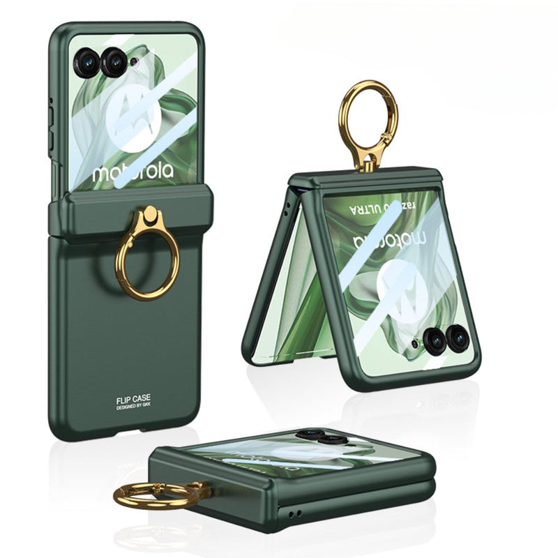 Chargez l&#39;image dans la visionneuse de la galerie, [With Ring Stand] Motorola Razr 50/Ultra - Magnetic Hinge Shockproof Phone Case - Polar Tech Australia
