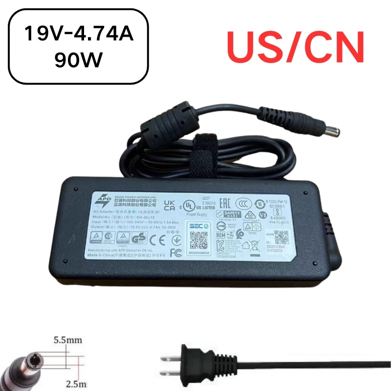 Load image into Gallery viewer, [19V-4.74A/90W][5.5x2.5] Gigabyte Q1432A Laptop AC Power Supply Adapter Charger - Polar Tech Australia
