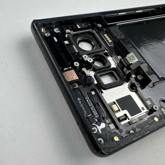 [USED] Google Pixel 6 Pro (GLUOG) Rear Back Frame Housing Assembly With Camera Lens Buttons & NFC Flex - Polar Tech Australia