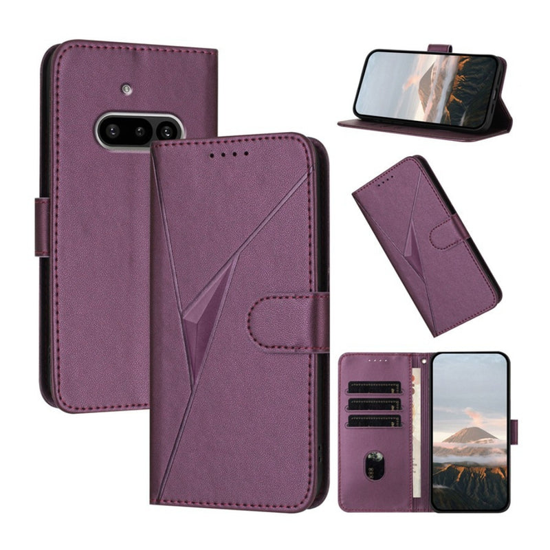 Load image into Gallery viewer, Nothing Phone (3a) - PU Leather Magnetic Flip Wallet Phone Case
