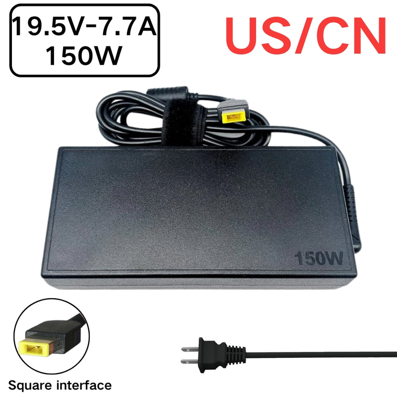 Load image into Gallery viewer, [19.5V-7.7A/150W][Yellow Square] Lenovo Yoga AIO 7-27ARH6 IdeaCentre AIO 5-24IOB6 AC Power Supply Adapter Charger - Polar Tech Australia
