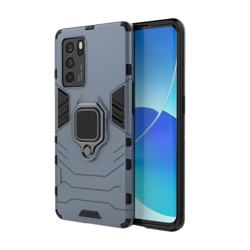 Load image into Gallery viewer, OPPO Reno6 Pro 5G (CPH2249) - Heavy Duty Armor Case With Ring Holder Stand - Polar Tech Australia
