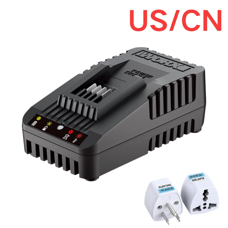 Cargue la imagen en el visor de la galería, [WA3880][20V-2.0A] Genuine Original Worx Fast Charger Electrical Tool Li-ion Battery - Replacement Charger - Polar Tech Australia
