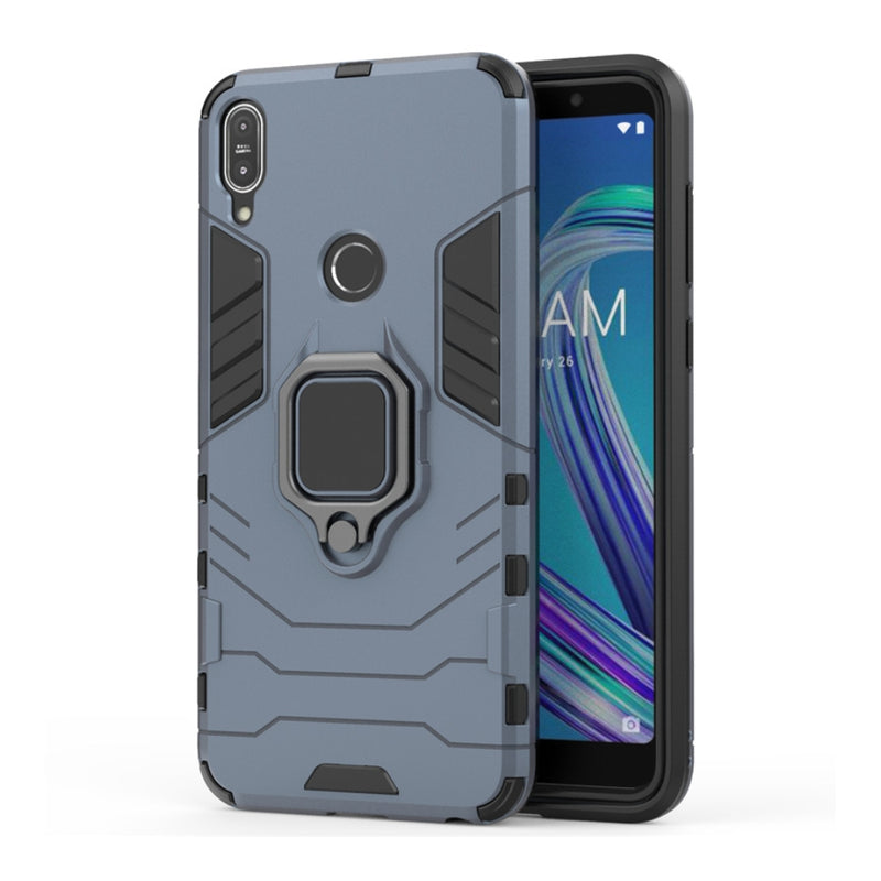 Load image into Gallery viewer, Asus Zenfone Max Pro (M1) ZB601KL/ZB602KL - Heavy Duty Armor Case With Ring Holder Stand - Polar Tech Australia
