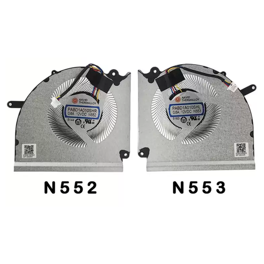 MSI Vector 17 HX AI MS-17S3 MS-17S4 Series - Laptop CPU & GPU Cooling Fan Cooler - Polar Tech Australia