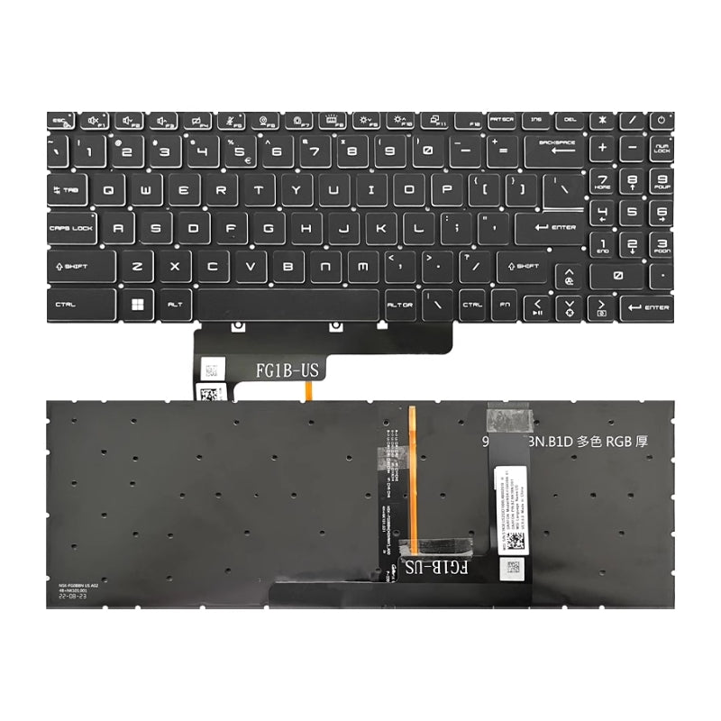 Load image into Gallery viewer, MSI GF66 MS-1582 GF76 GL76 GL66 MS-17L1 MS-17H3 Series - Laptop Keyboard With Backlit US Layout - Polar Tech Australia
