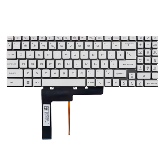 MSI Stealth A16 AI+ Studio A1V MS-15F3 MS-15F4 Series - Laptop Keyboard With Backlit US English Layout - Polar Tech Australia