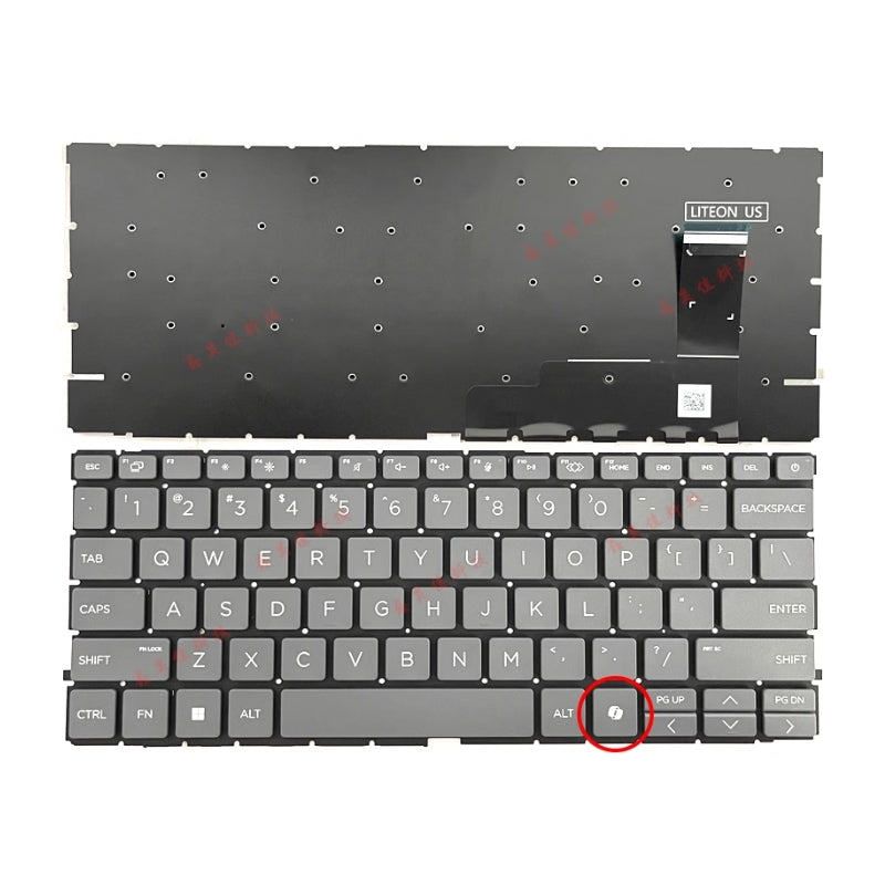 Chargez l&#39;image dans la visionneuse de la galerie, HP ProBook 440 445 G11 Series - Laptop Keyboard With Backlit US Layout
