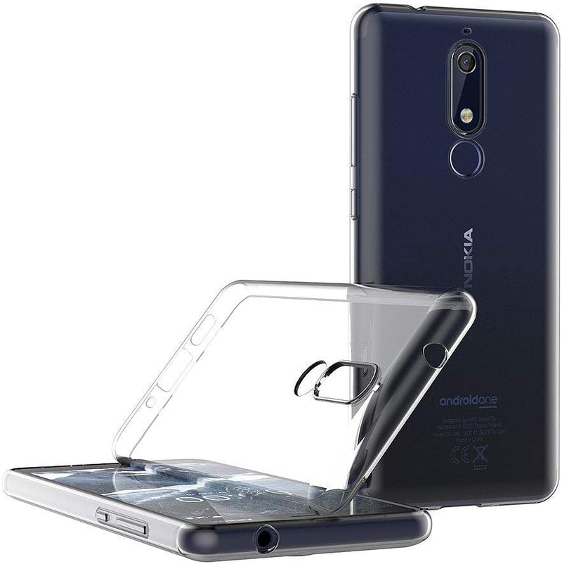 Chargez l&#39;image dans la visionneuse de la galerie, Nokia 5.1 - AirPillow Cushion Transparent Soft Clear TPU Four Corners Protective Case - Polar Tech Australia
